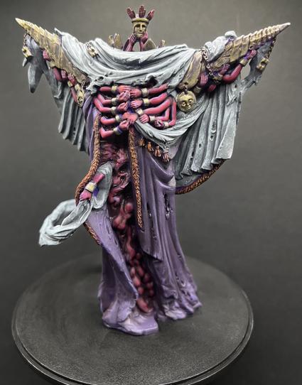 Front facing painted miniature called The King