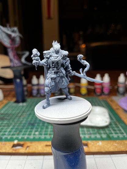Unpainted miniature