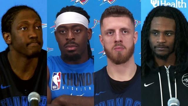 Jalen Williams, Hartenstein, Wallace & Dort Talk Finals Preparation | June 1, 2025