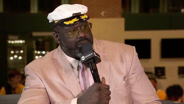Emotional Shaq fires warning to new ESPN colleagues as Inside the NBA co-host fights back tears