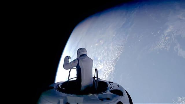 Jared Isaacman during first commercial spacewalk in September 2024