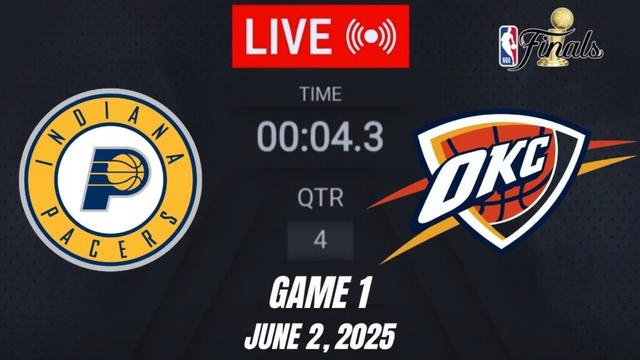 NBA LIVE: OKC Thunder vs Indiana Pacers – Game 1 | 2025 NBA Finals June 2, 2025 2K25