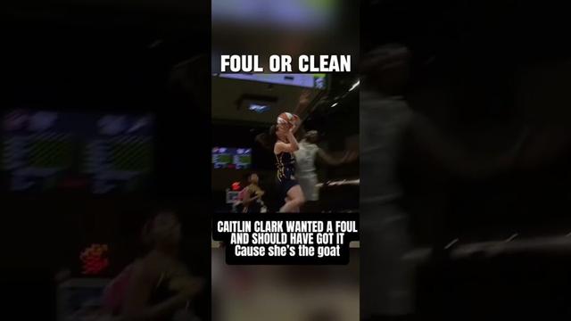 Foul Or Clean #nba #basketball #viralshort #lebronjames #caitlinclark #gym #fyp #hoops #hooper
