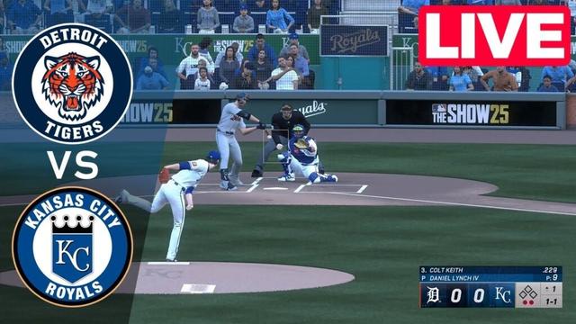 MLBLive🔴デトロイトタイガース対カンザスシティロイヤルズ -  2025年6月1日|フルゲームMLB 2025 en vivo