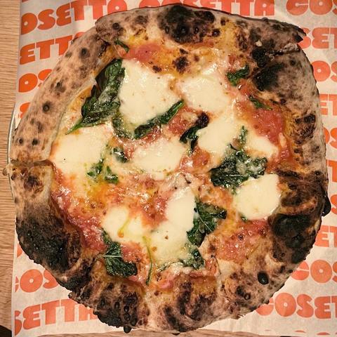 A pizza from Cosetta.