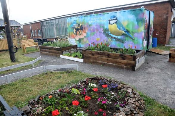 The new Sandfields community garden