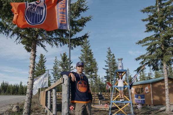 In this remote northern community, Oilers-mania runs deep
