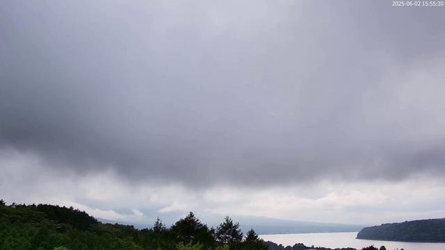 【2025/6/2】富士山中湖 パノラマライブカメラ