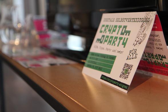 CryptoParty Graz Flyer