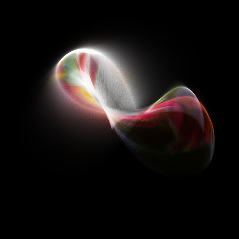Mixing the colors on an distorted plan.