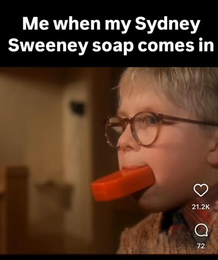 First day with new soap