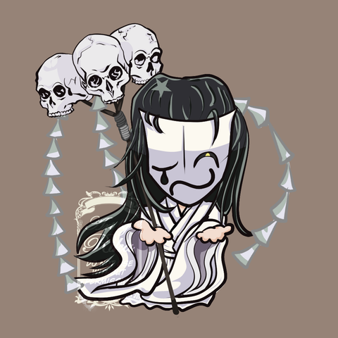 Chibi White No Face wants to give you a hug (Dont. Do. It!).