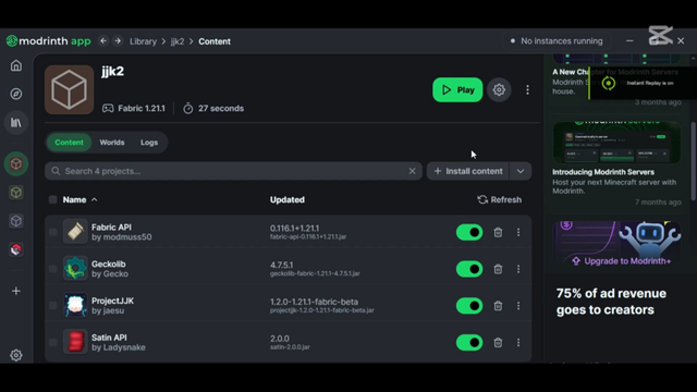 Having problems with Project JJK
