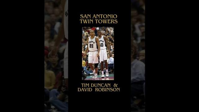 Remember Another? #nba #twintowers #timduncan #davidrobinson#spurs #nbabasketball ##nbalegends