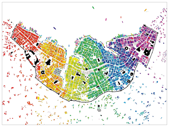 A fantasy city rainbowing the fuck out of itself!