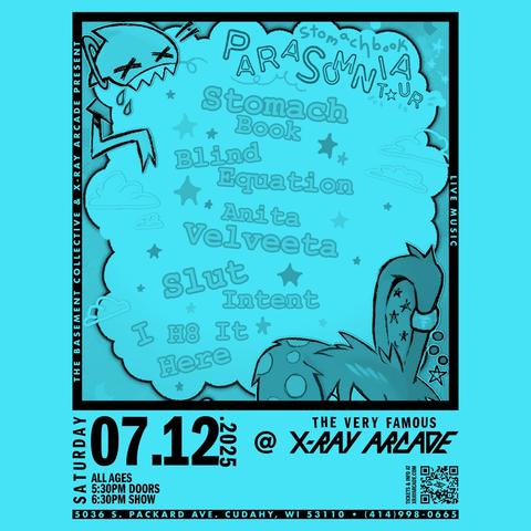 Stomach Book / Blind Equation / Anita Velveeta / Slut Intent / I H8 It Here