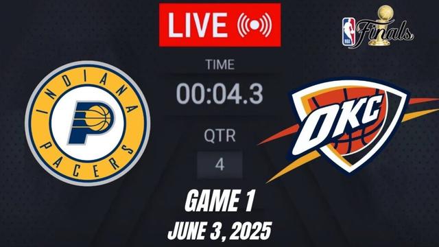 NBA LIVE: Oklahoma City Thunder vs Indiana Pacers – Game 1 | 2025 NBA Finals June 3, 2025 2K25