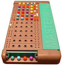 The classical puzzle board game MASTERMIND.

Photo by ZeroOne
https://commons.wikimedia.org/wiki/File:Mastermind.jpg
