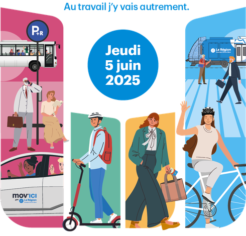 Affiche pour le challenge mobilité