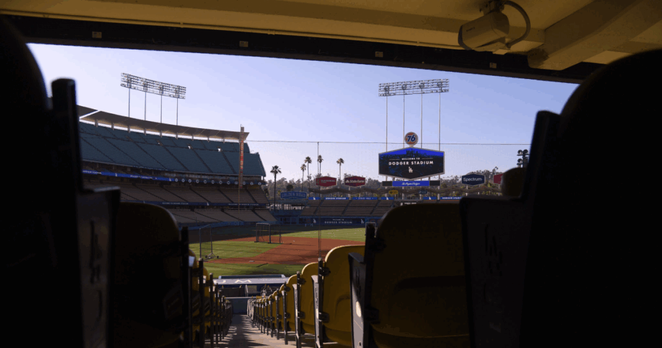 Dodgers reviewing stadium safety after hunk of concrete falls on fan