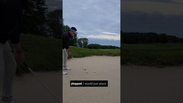 Drop or place? #golf #golfshorts #rules #golfrules #scramble #Titleist #taylormade #callaway #ping
