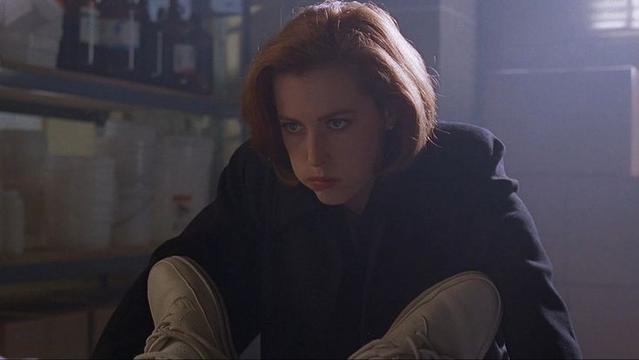 Scully with "done with your shit" facial expression. There are shoes too.