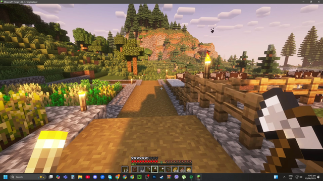 Cows do not give beef. is it the modpack? or the fact that they are on top of dirt? (Modrinth MC 1.20.1