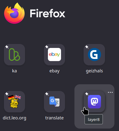 (cropped screenshot) this is what i'm talking about - those pin icons look different