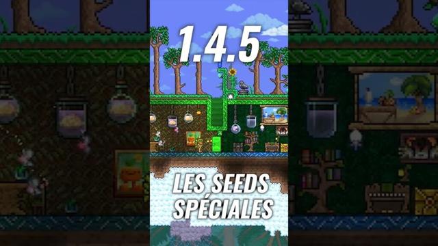 De Nouvelles Seeds Spéciales dans Terraria 1.4.5