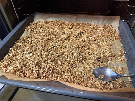 Frisch geröstetes Müsli