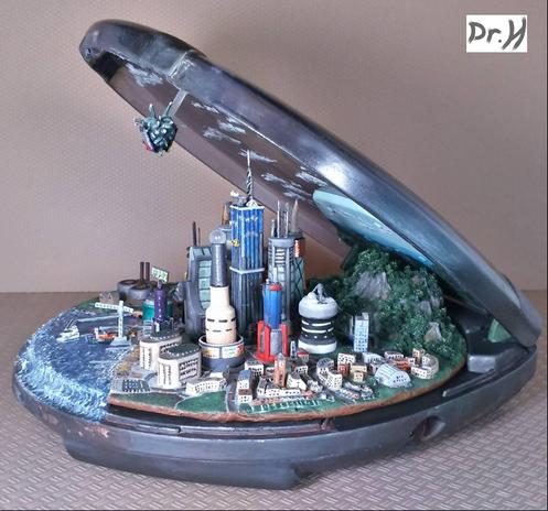 Side view of the CD City.
