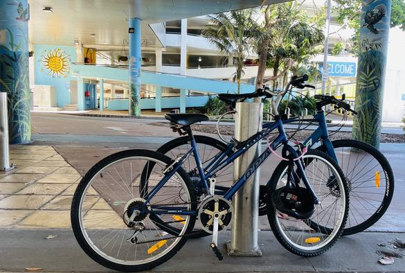WECOME!
Car infrastructure with bikes, NSW,  transit desert