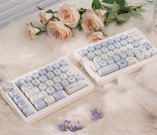 aliexpress listing photo of split keyboard