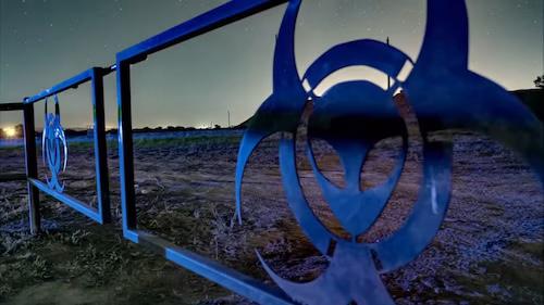 The Skinwalker Ranch gates from The Secret of Skinwalker Ranch TV Series (2020 -)