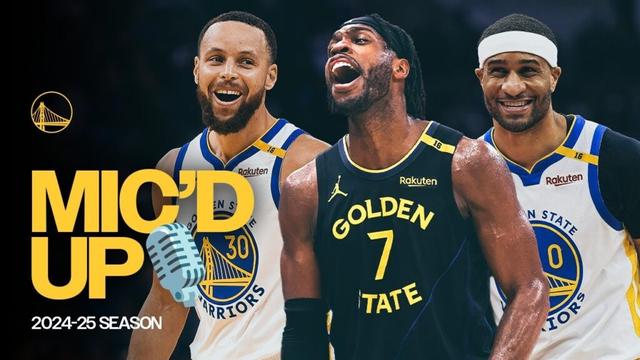 The Best Mic'd Up Moments from the Golden State Warriors 2024-25 Season