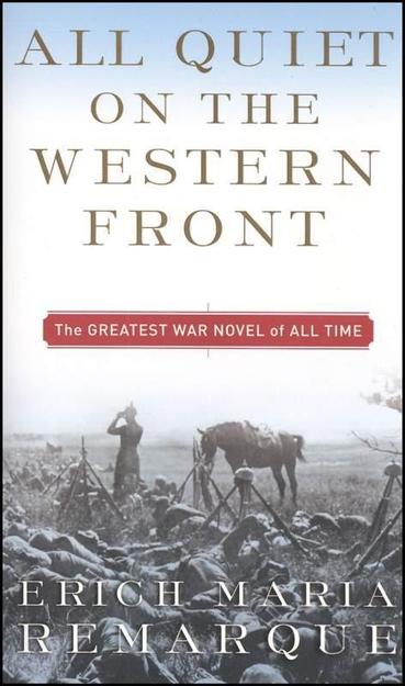 Cover of All Quiet on the Western Front, by Erich Maria Remarque