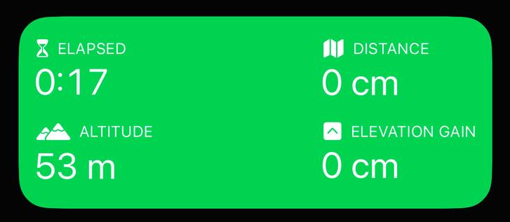 The same view but in a live activity in the iOS lock screen
