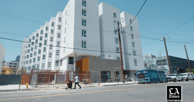 LA Times Today: Little Tokyo and Skid Row celebrate new affordable housing development