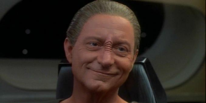 James Sloyan as Dr. Mora Pol on Star Trek Deep Space Nine.