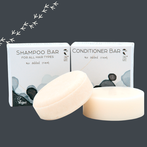 Owl & Bee Shampoo bar and Conditioner bar