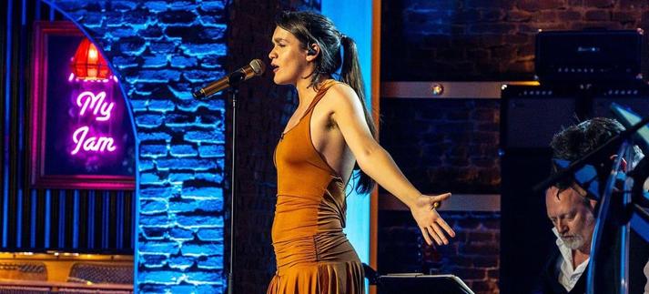Amaia, en su actuación en 'That's My Jam'. / RTVE