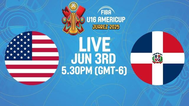 LIVE - USA v Dominican Republic | FIBA U16 AmeriCup 2025