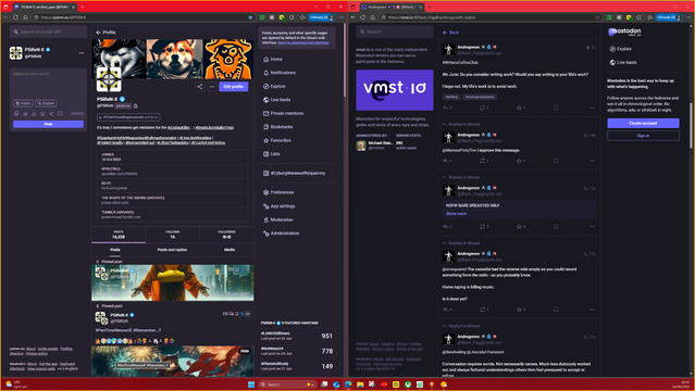 #WhateverHappenedTo: #vmst.io... | #LookNoQuestionMark

#OhYeah... 

•	#ShadowBan(s); 
•	#ReplyGuys;
•	#Fakebook / #RedditPosts #CopyPasta; 
•	#TheLoss of over 50% of #ITs #ActiveMembers;
•	#SubstandardDaryls; and,
•	#EMailScammers... 

#JustLikeTwitterX...

#YouKnow what "they/them" should do...