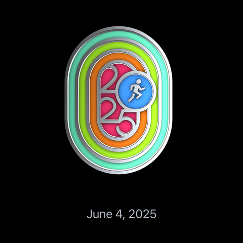 Apple Fitness award for Global Running Day