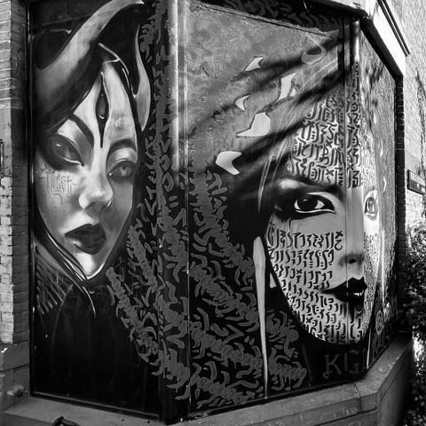 Urban art at Honthorststraat
