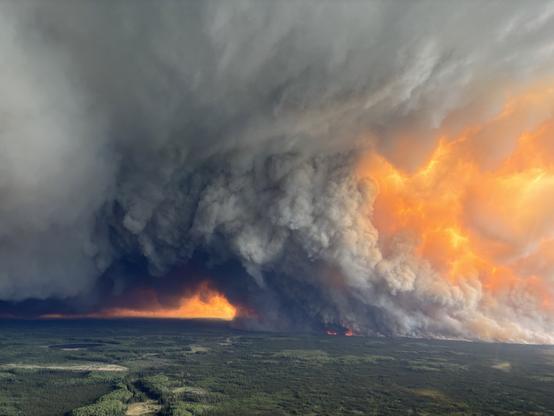 Apocalyptic Manitoba wildfires