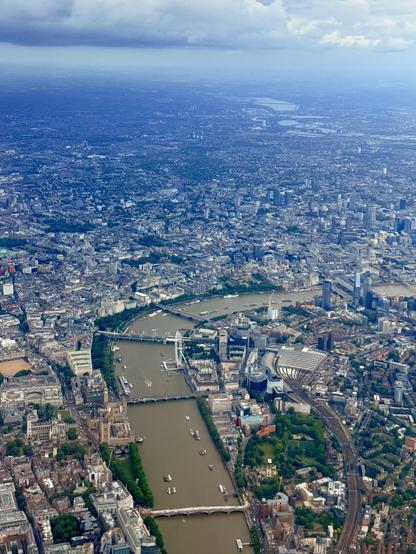 Photo of London taken out of an Airplane by Juri Leino