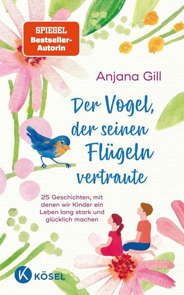 Hier zeigt uns das Cover einen Vogel auf einem Zweig, der auf ein Paar schaut, dass auf einer Blüte sitzt. Sehr schick.