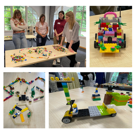 Die Teilnehmerinnen und Kunstwerke aus Lego