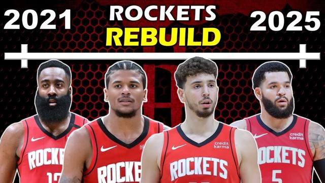 Timeline of the ROCKETS' REBUILD after James Harden Era